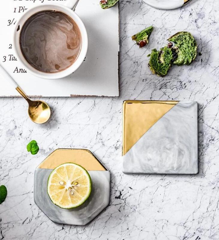 حامل أكواب سيراميكي مرمر على الطراز الإسكندنافي | أورنتلي