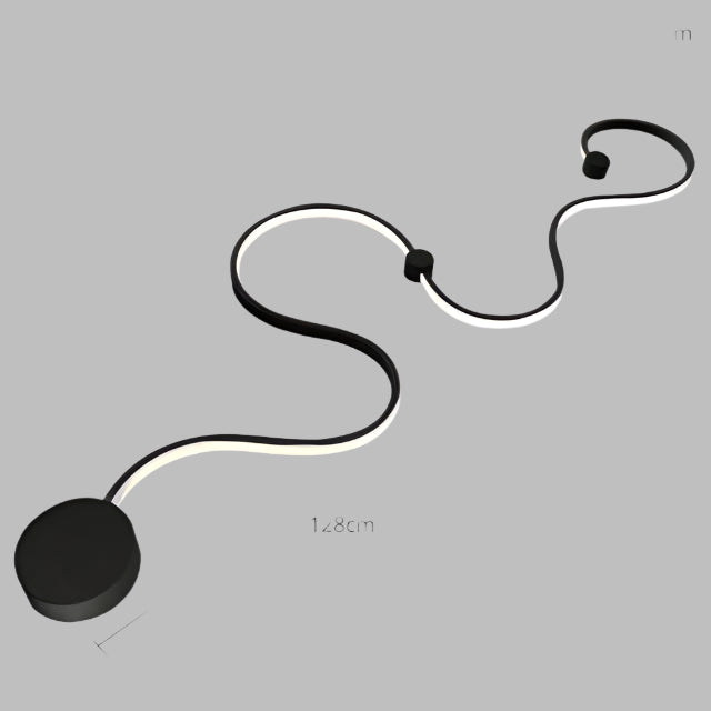 现代室内用简约亚克力发光壁灯