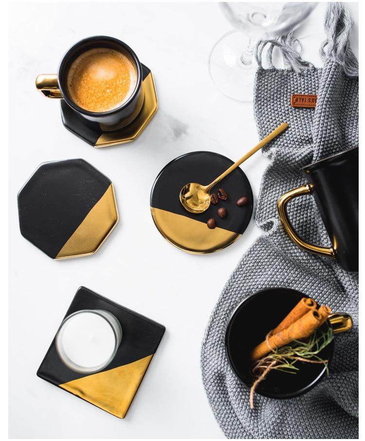 حامل أكواب سيراميكي هندسي على الطراز الإسكندنافي | أورنتلي