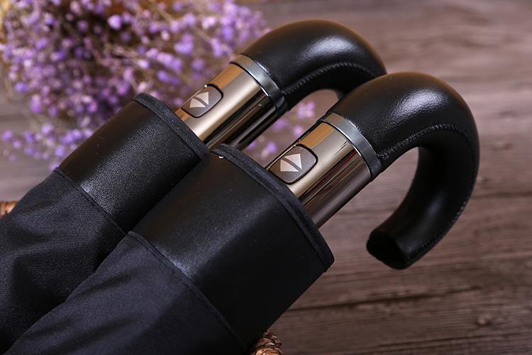 NoblePeak Premium Klassisk Engelsk Stil Automatisk Paraply Vindbestandig