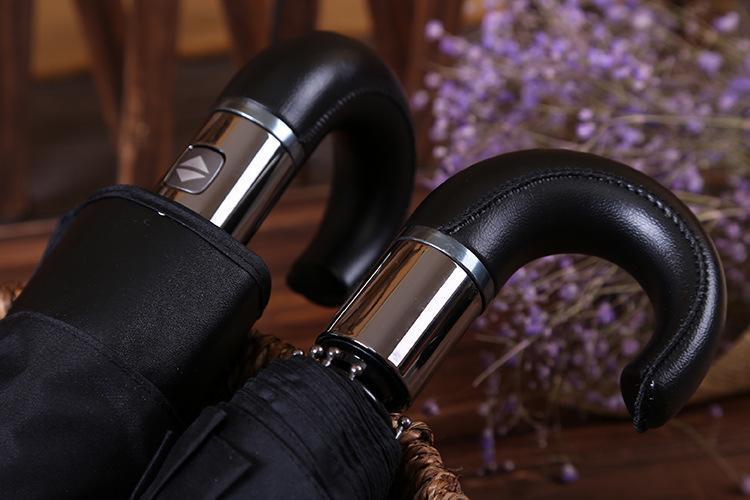 NoblePeak Premium Klassisk Engelsk Stil Automatisk Paraply Vindbestandig