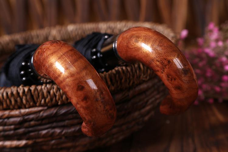 NoblePeak Premium Klassisk Engelsk Stil Automatisk Paraply Vindbestandig