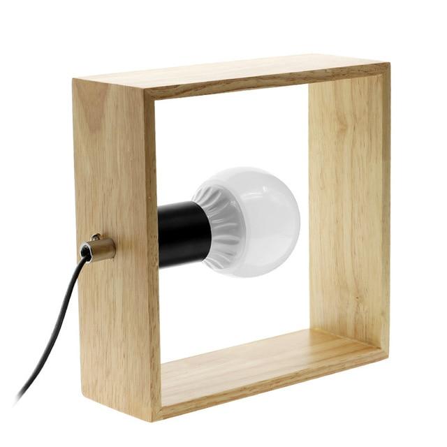 Square Wooden Table Lamp | Orntli