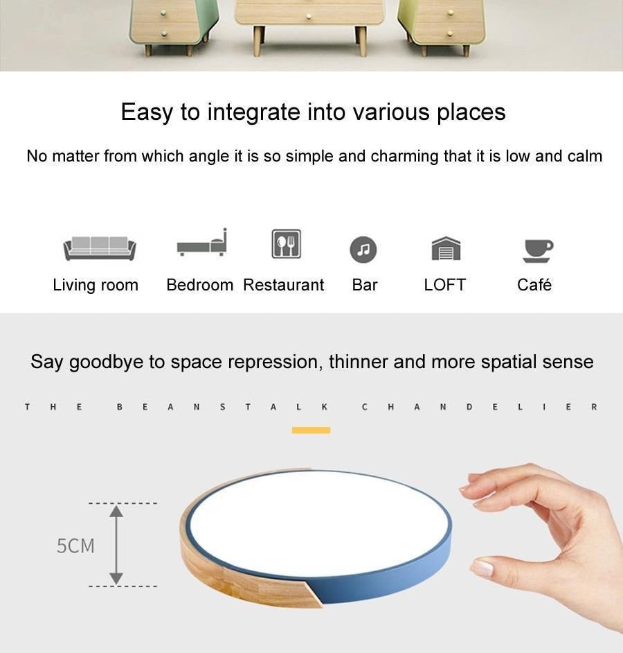 Novelle | Lámpara de techo LED ultra delgada | Orntli