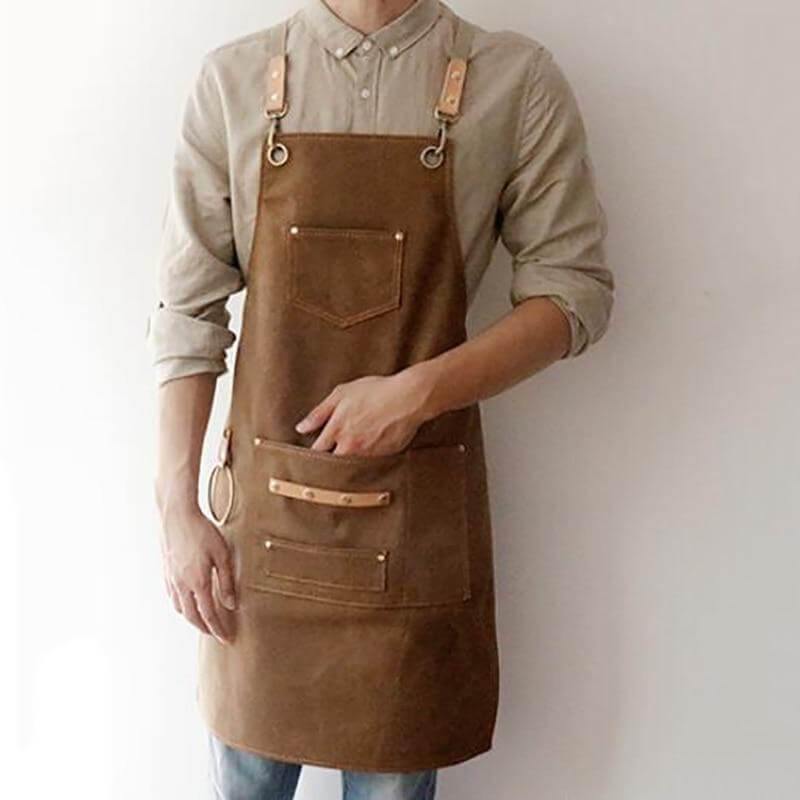 Apron Chef Vintage Jenama Aurora Pakaian Dapur Klasik