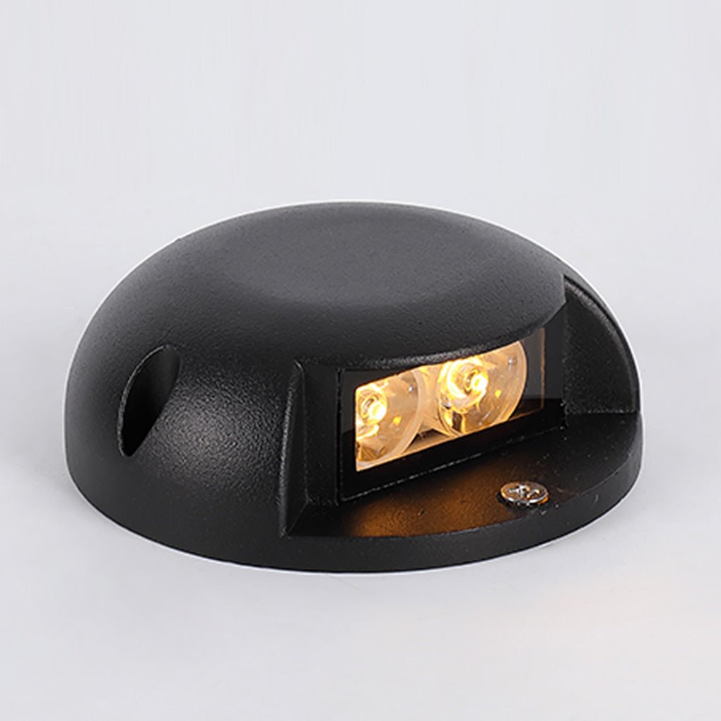 מנורות LED דו-קרן למדרגות Crown - גופי תאורה מודרניים לדק חיצוני