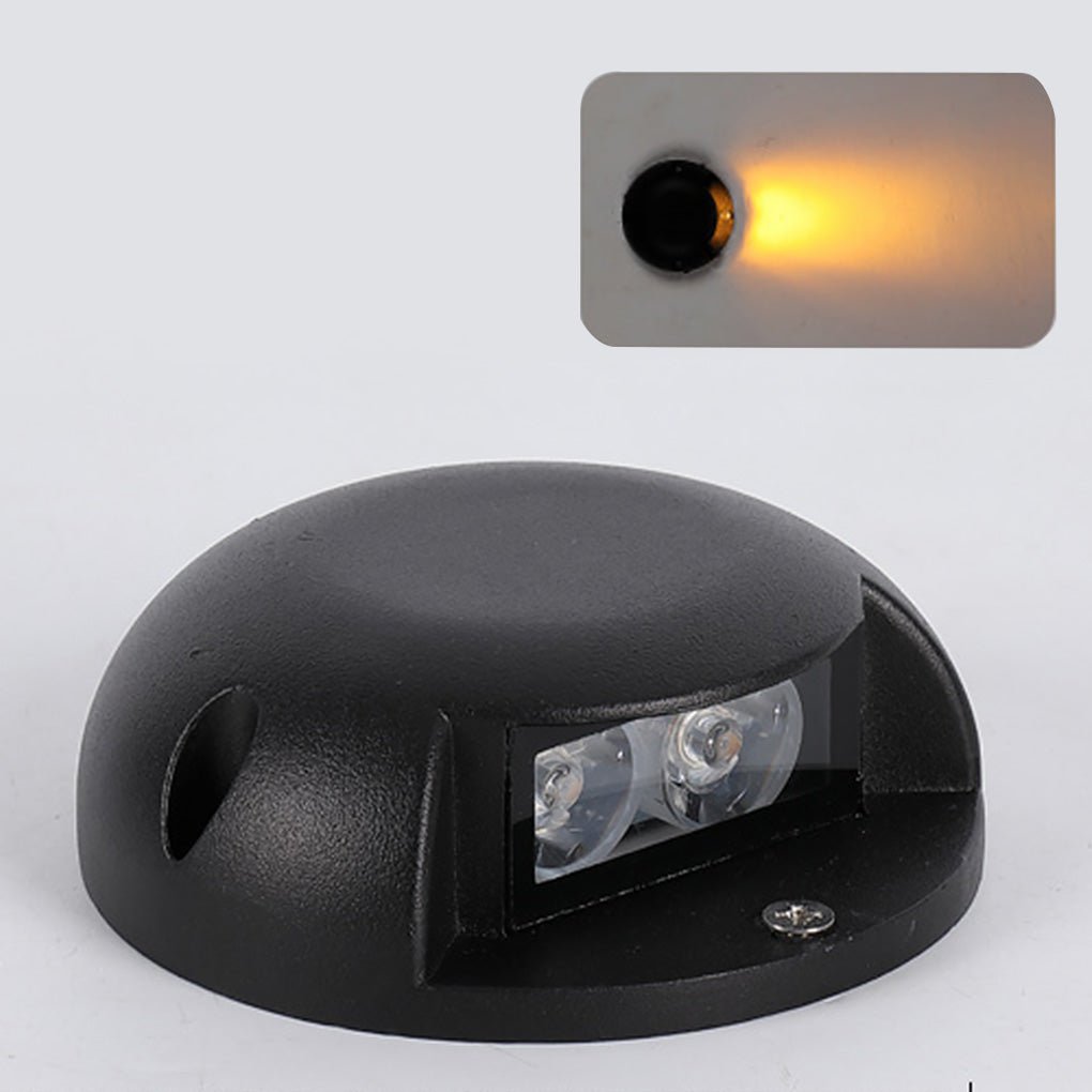 מנורות LED דו-קרן למדרגות Crown - גופי תאורה מודרניים לדק חיצוני