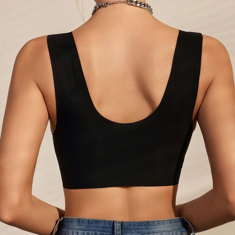 Soutien-gorge sans fil pour femmes avec fermeture avant en dentelle | Orntli