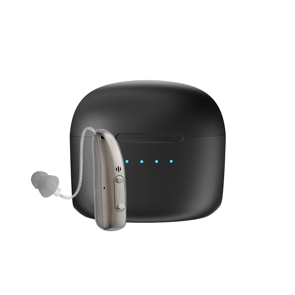 Rechargeable Bluetooth Hearing Aids for Seniors With App Control and Four Sound Modes