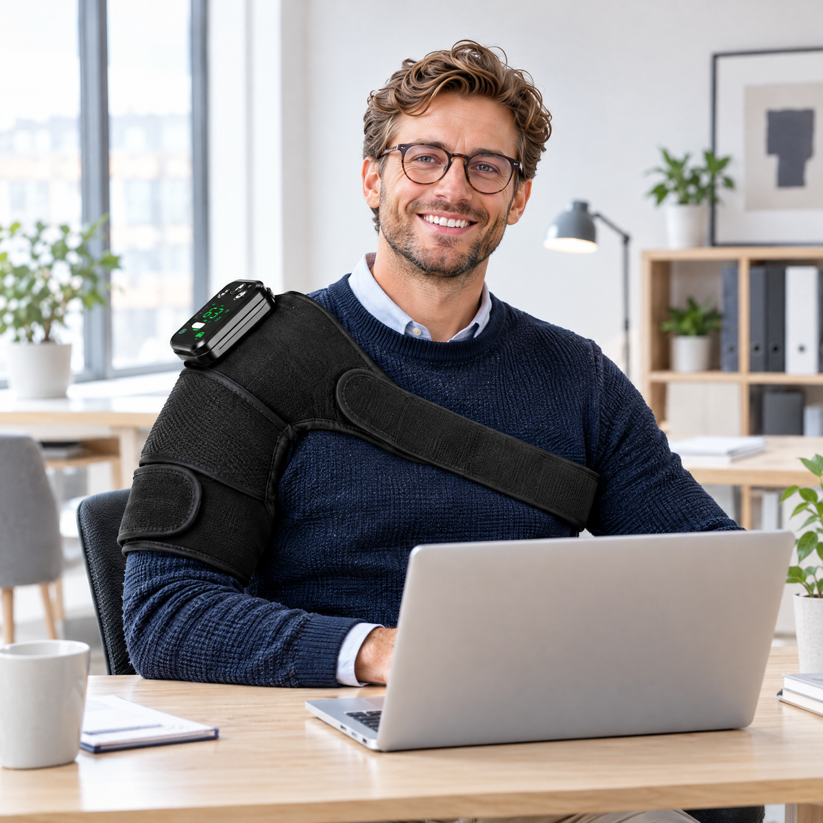 FlexWrap on the shoulder at the desk