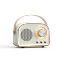 Altavoz Bluetooth Retro Redondo NovaWave Radio Inalámbrico Portátil para Casa y Para Llevar