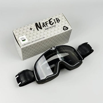 vintage motorcycle goggles over glasses Retro Motorcycle Goggles