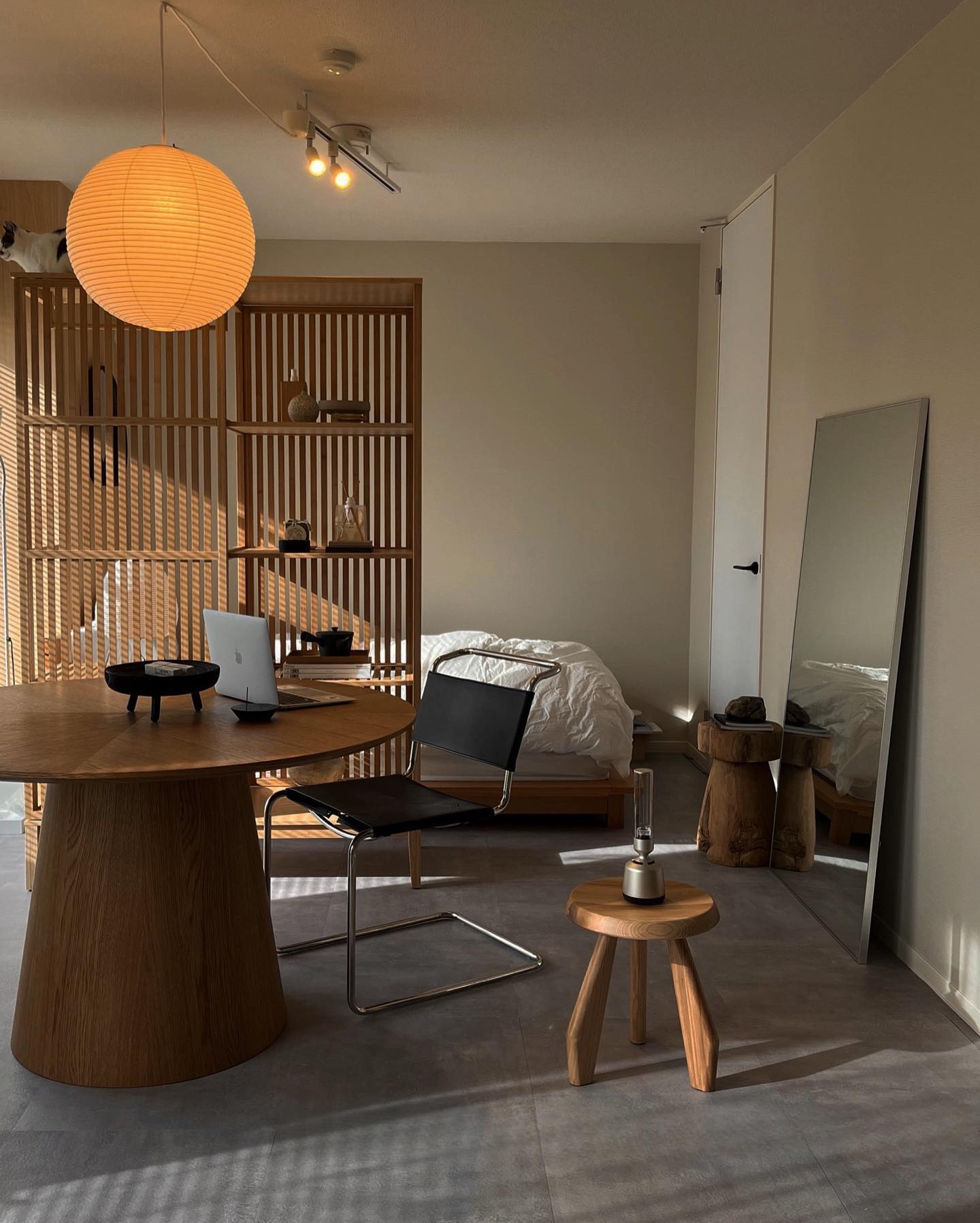 Japanese Handcrafted Washi Paper A Pendant Lamp