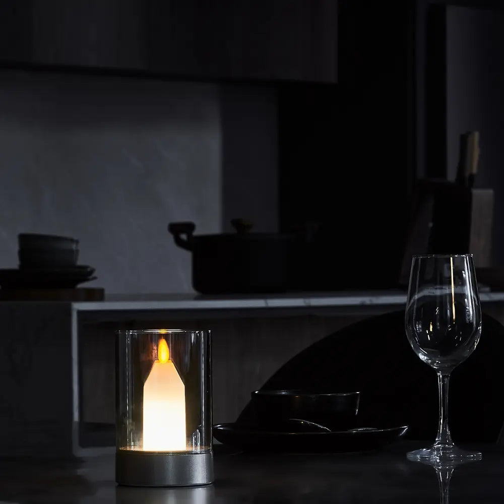 LumaGlow Rechargeable Flameless Ambient Light With Soothing Warm Flicker
