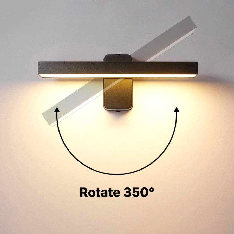 Venkovní nástěnná svítidla Garth LED — nastavitelná, voděodolná, varianty 12W/18W/24W/30W