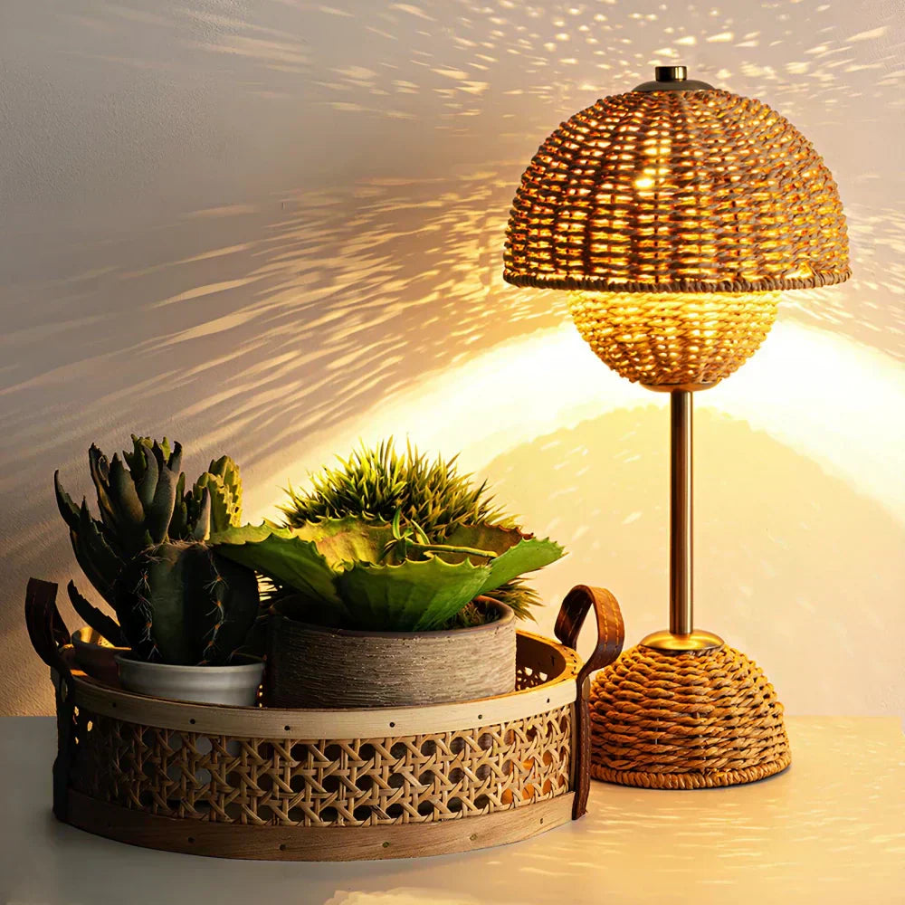 EcoBamboo Masa Lambası – Modern Mekanlar için Sürdürülebilir ve Minimalist Aydınlatma
