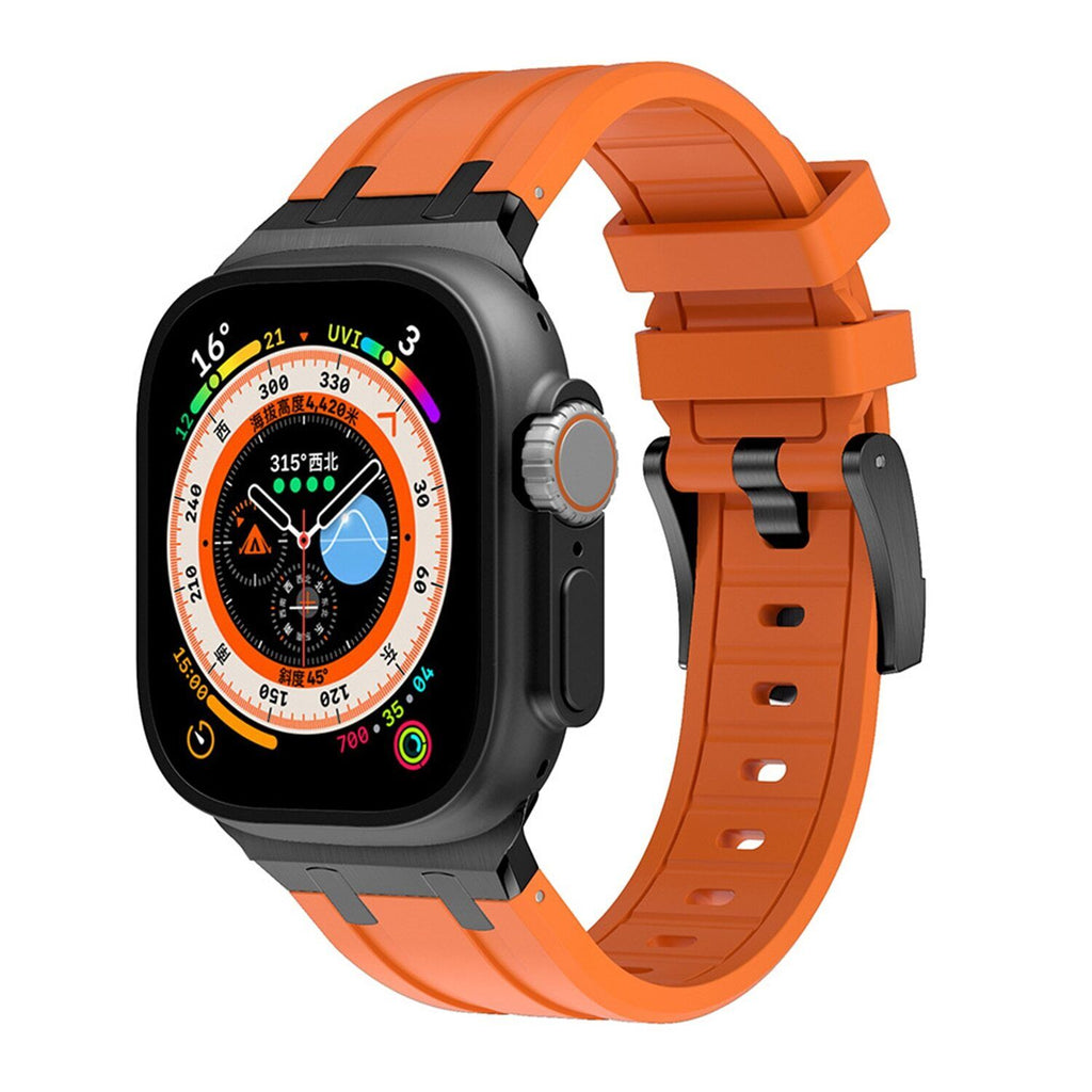 Cinturino in silicone di lusso AP Mod per Apple Watch