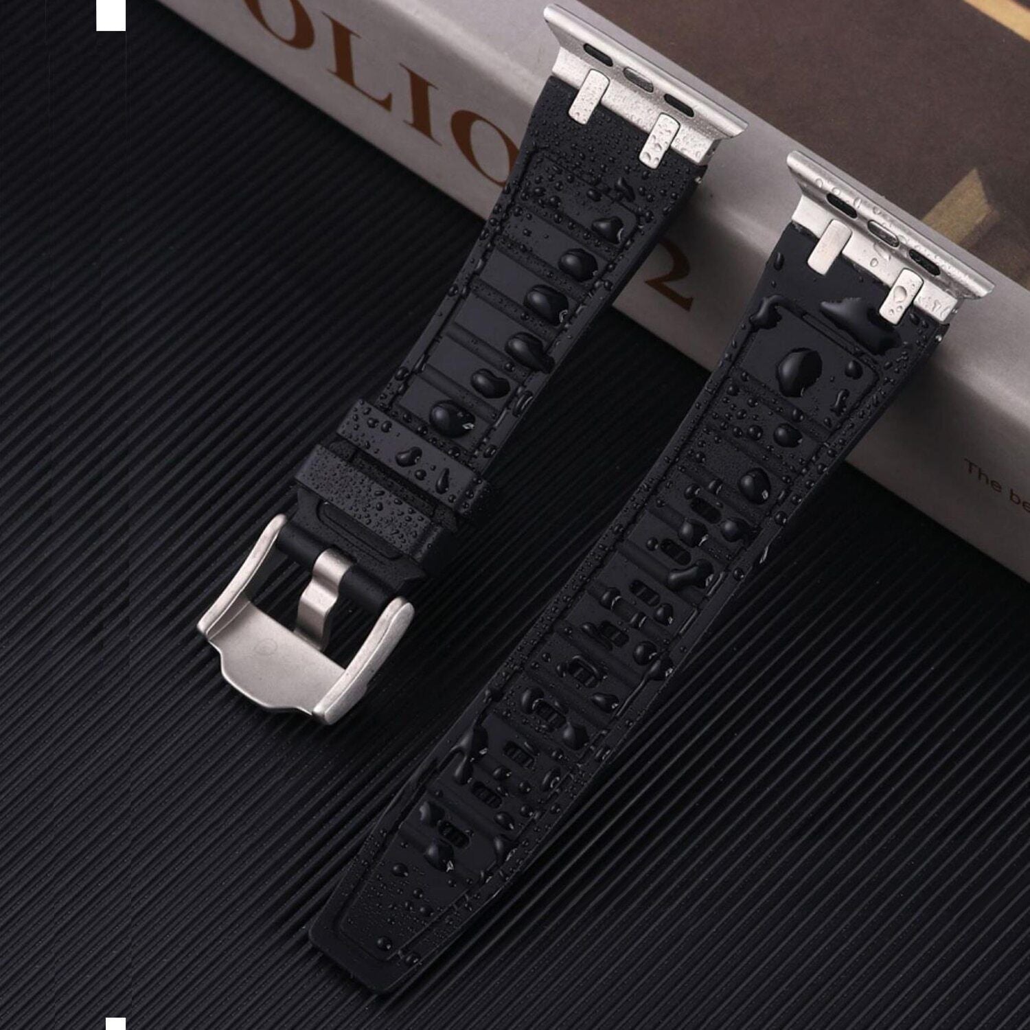 Cinturino in silicone di lusso AP Mod per Apple Watch