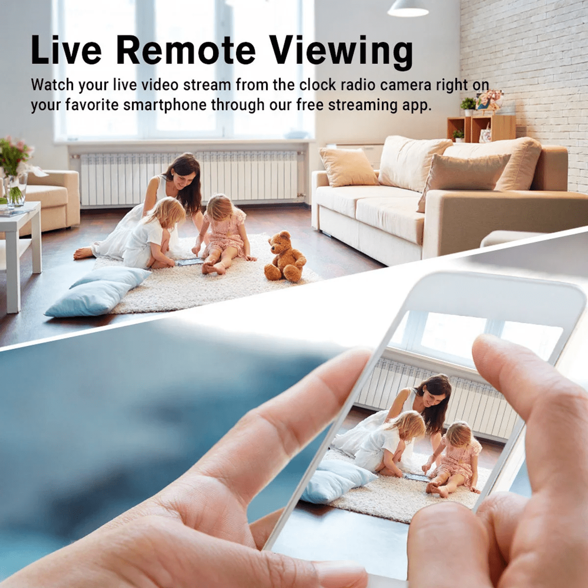 1080P HD WiFi-streaming + bewegingsgeactiveerde opname USB-wandlader verborgen camera