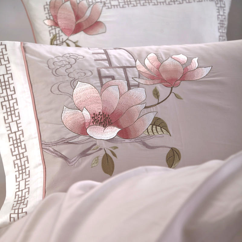 桜 掛け布団カバーセット（エジプト綿、500スレッドカウント）