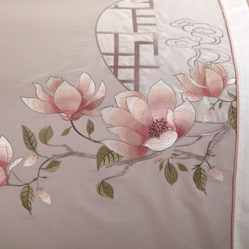 桜 掛け布団カバーセット（エジプト綿、500スレッドカウント）