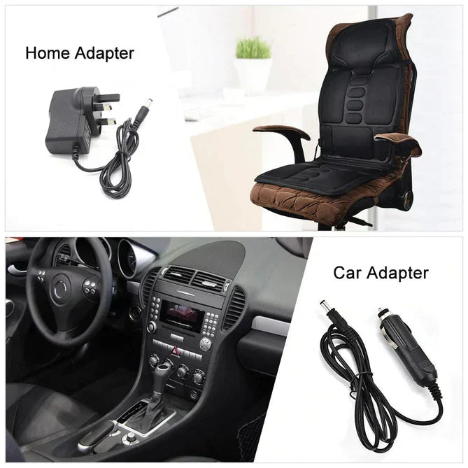 A prémium masszázsfotel fűtött hát- és nyakpárnával