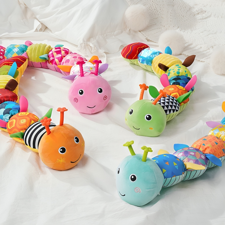 Bebek Duyusal Peluş Müzikli Tırtıl Oyuncak