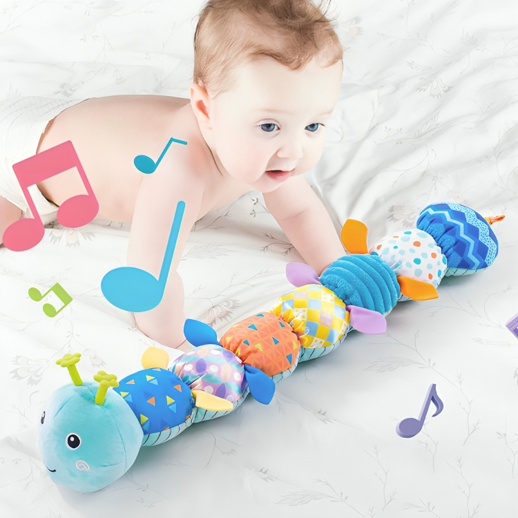 Bebek Duyusal Peluş Müzikli Tırtıl Oyuncak