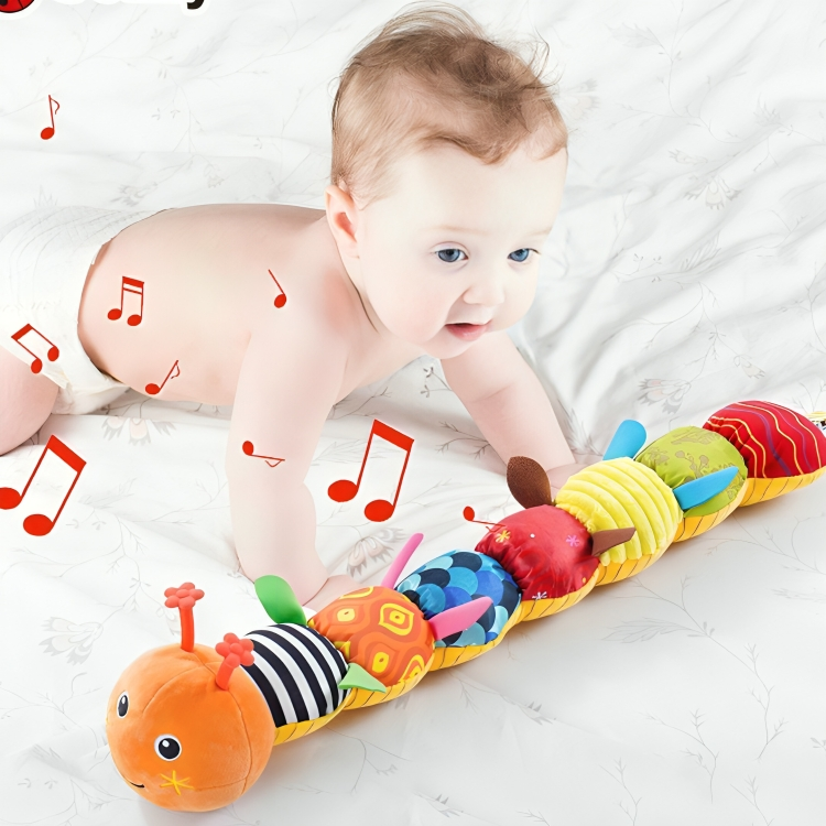 Bebek Duyusal Peluş Müzikli Tırtıl Oyuncak