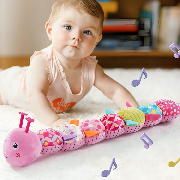 Bebek Duyusal Peluş Müzikli Tırtıl Oyuncak