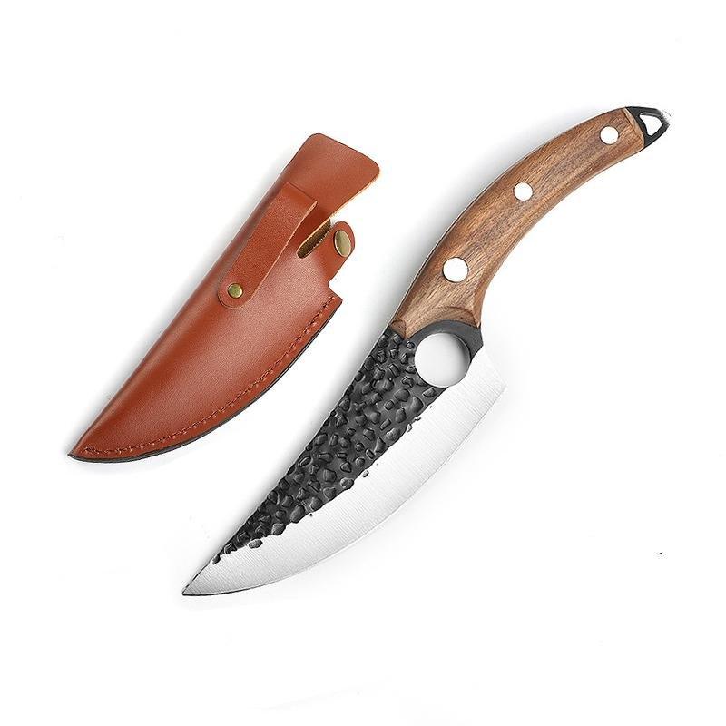 Coltello da cuoco Nova Forge e coltello da disosso forgiato a mano, mannaia da carne da 6 pollici