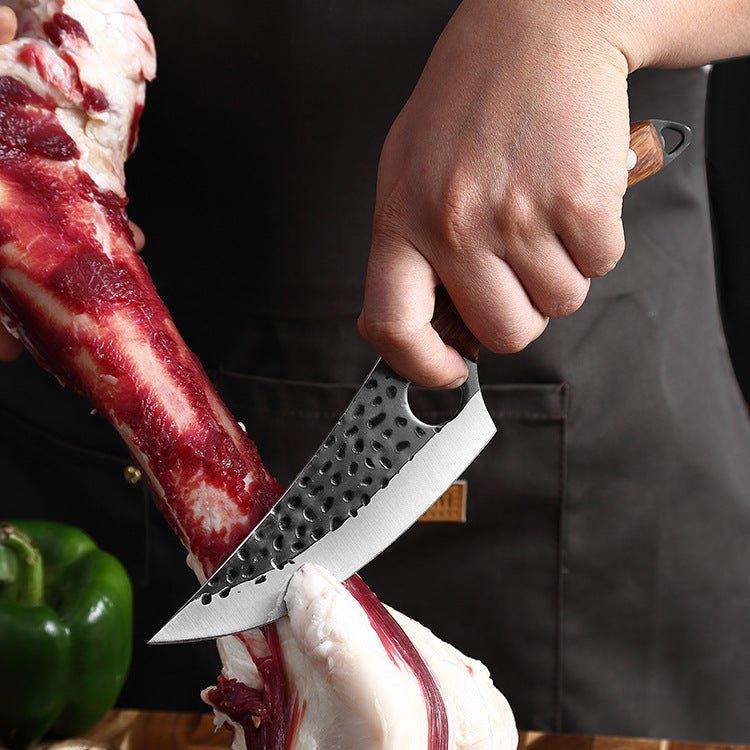 Coltello da cuoco Nova Forge e coltello da disosso forgiato a mano, mannaia da carne da 6 pollici