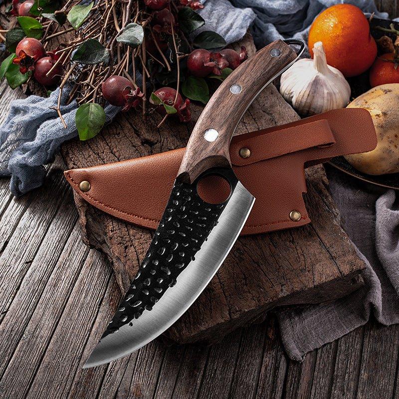 Coltello da cuoco Nova Forge e coltello da disosso forgiato a mano, mannaia da carne da 6 pollici