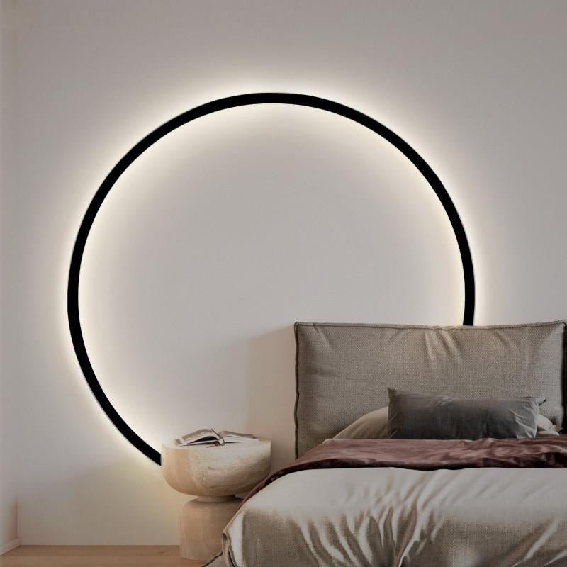 Lámpara de Pared Redonda Moderna y Minimalista para Iluminación Interior Elegante
