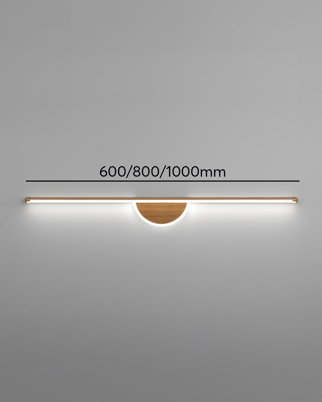 Wooden Arc Modern Wall Lamp