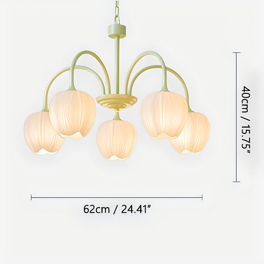 מנורת תלייה תלתן רומנטית צרפתית - Orntli