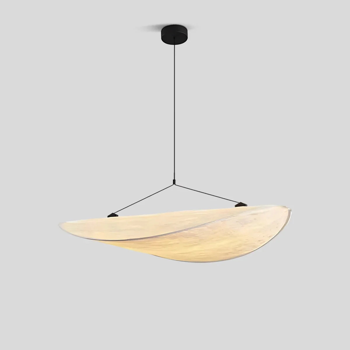 Lampu Gantung Sutera Bentuk Awan Seni Zen untuk Ruang Tamu - Orntli