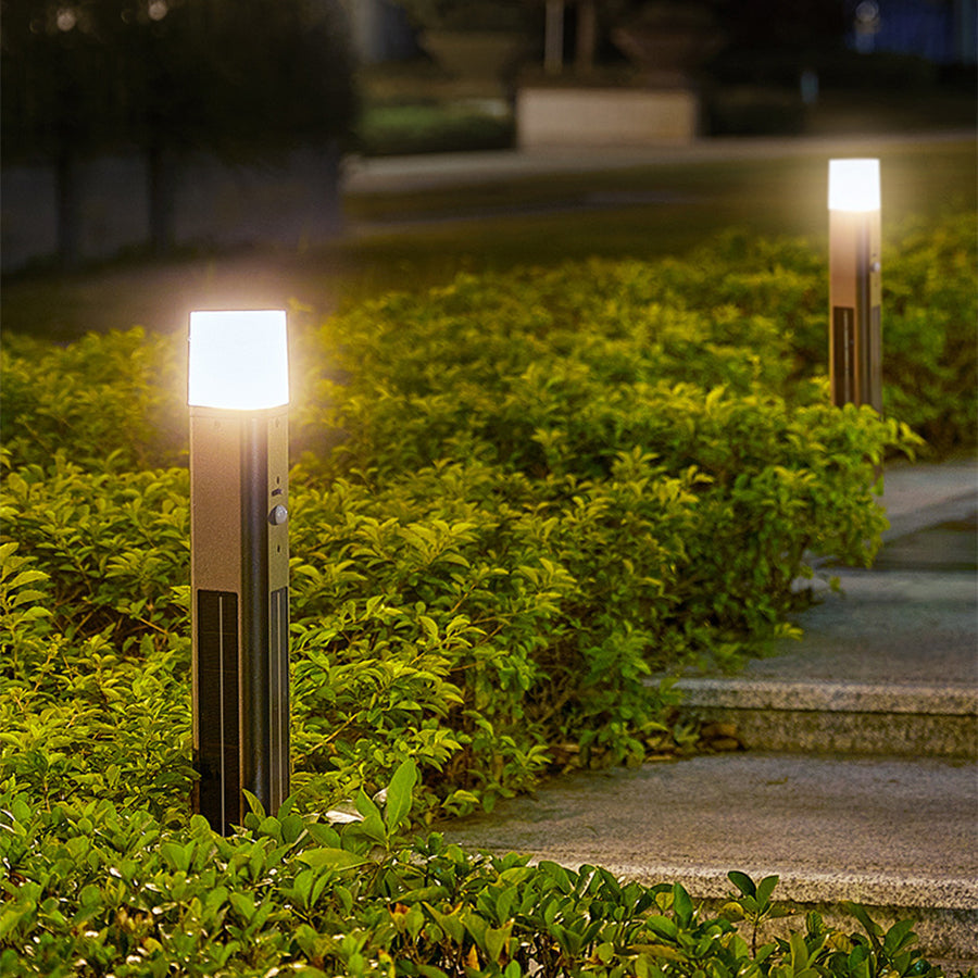 Seaan Solar Torchiere Floor Lamp — Motion Sensor, Adjustable Color Temperature