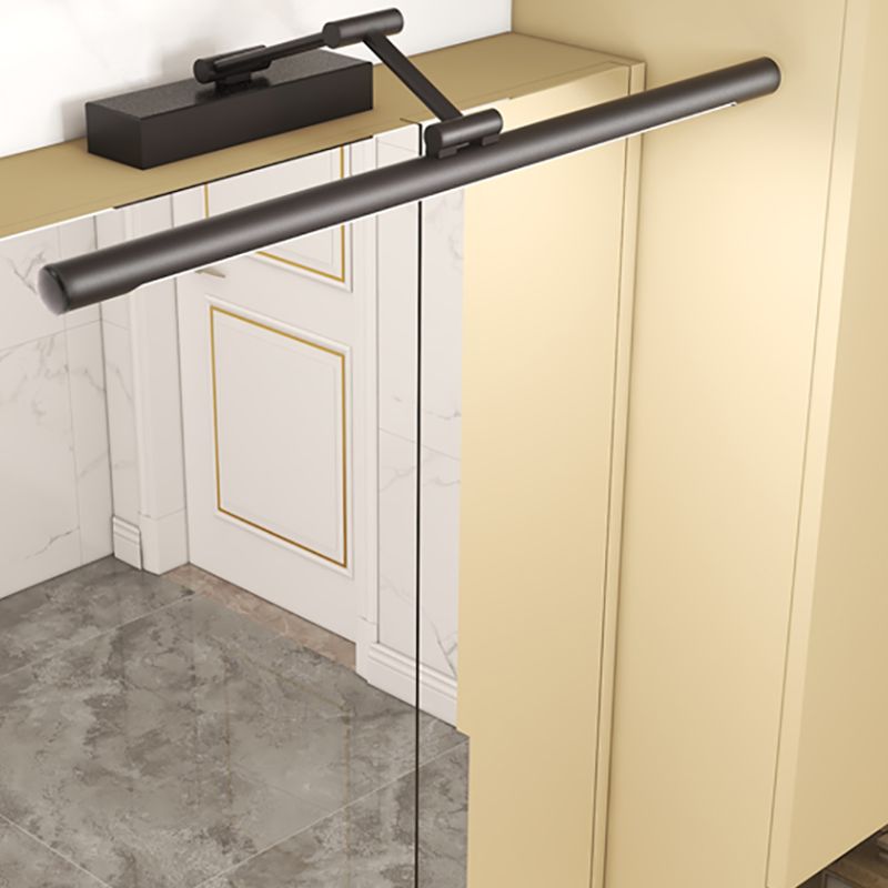 Candeeiro de parede LED para casa de banho — candeeiro metálico, IP44, 40–100 cm
