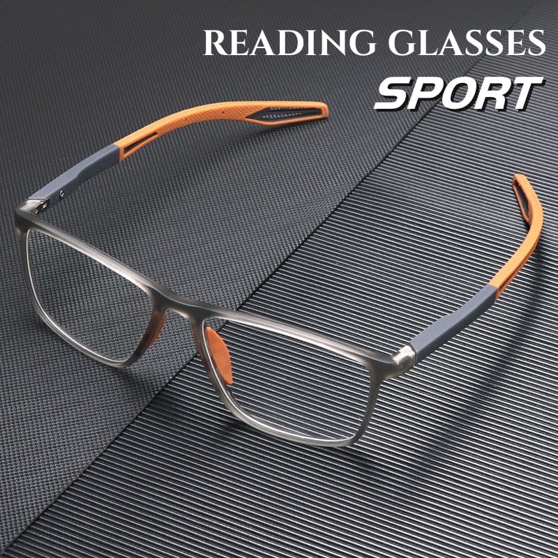 AeroView Herren-Sportbrille mit ultraleichten Gläsern gegen Blaulicht und Presbyopie