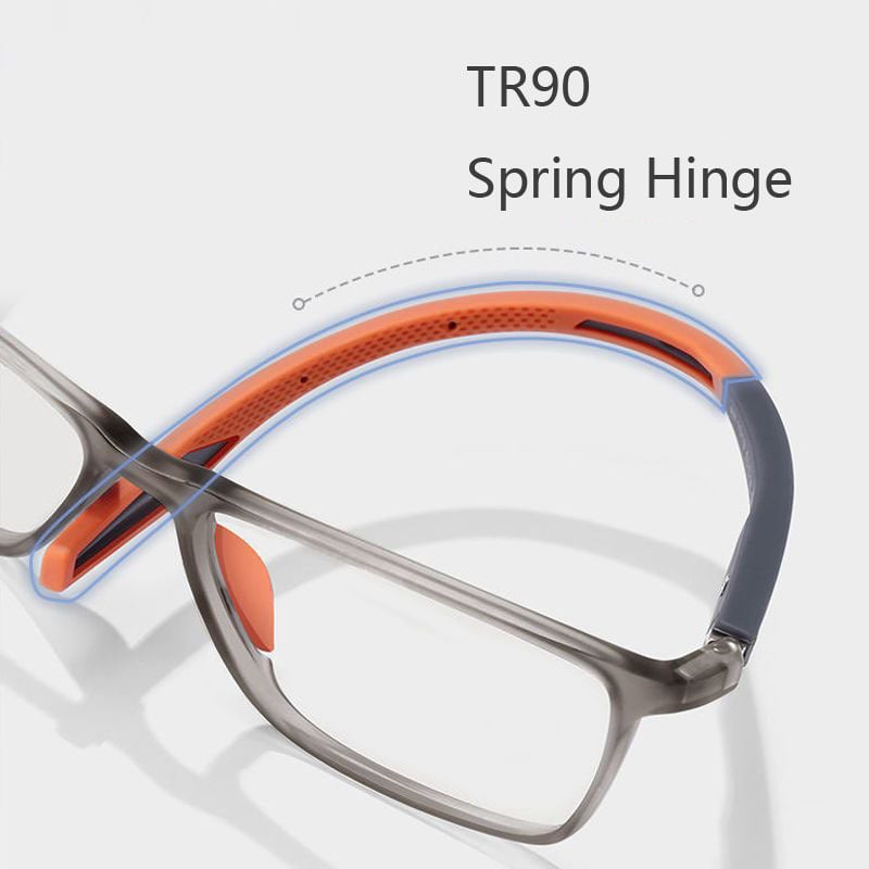 AeroView Herren-Sportbrille mit ultraleichten Gläsern gegen Blaulicht und Presbyopie