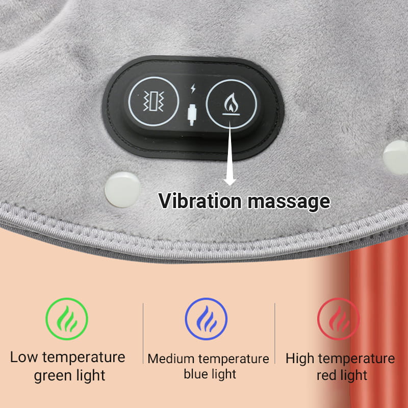 ZenRelief elektrisk värmedyna för nacke och axlar med vibration