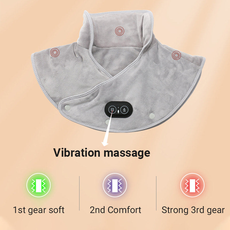 ZenRelief elektrisk värmedyna för nacke och axlar med vibration