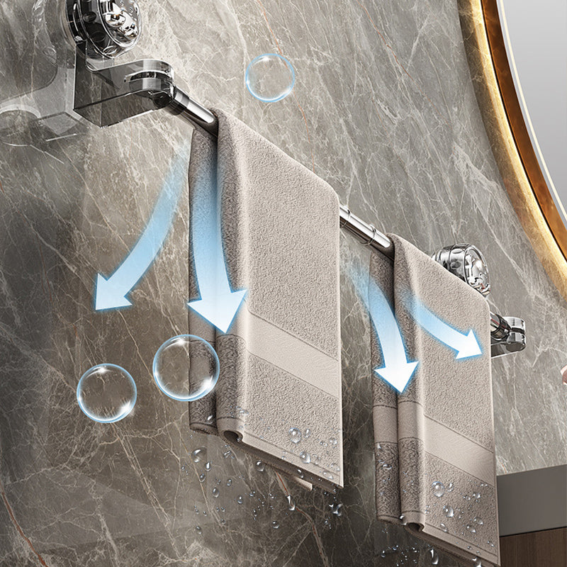 Drill-Free Towel Rack for Organized Bathroom Storage