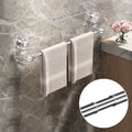 Drill-Free Towel Rack for Organized Bathroom Storage