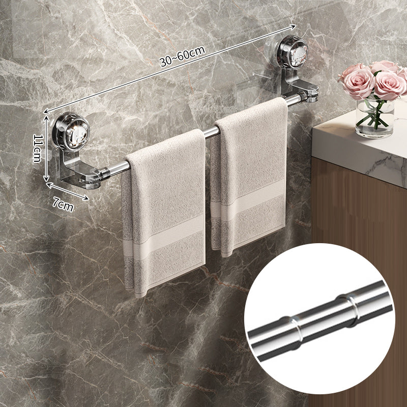 Drill-Free Towel Rack for Organized Bathroom Storage