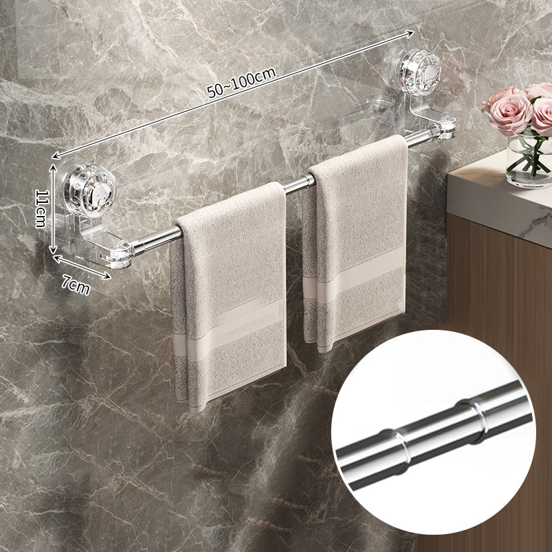 Drill-Free Towel Rack for Organized Bathroom Storage