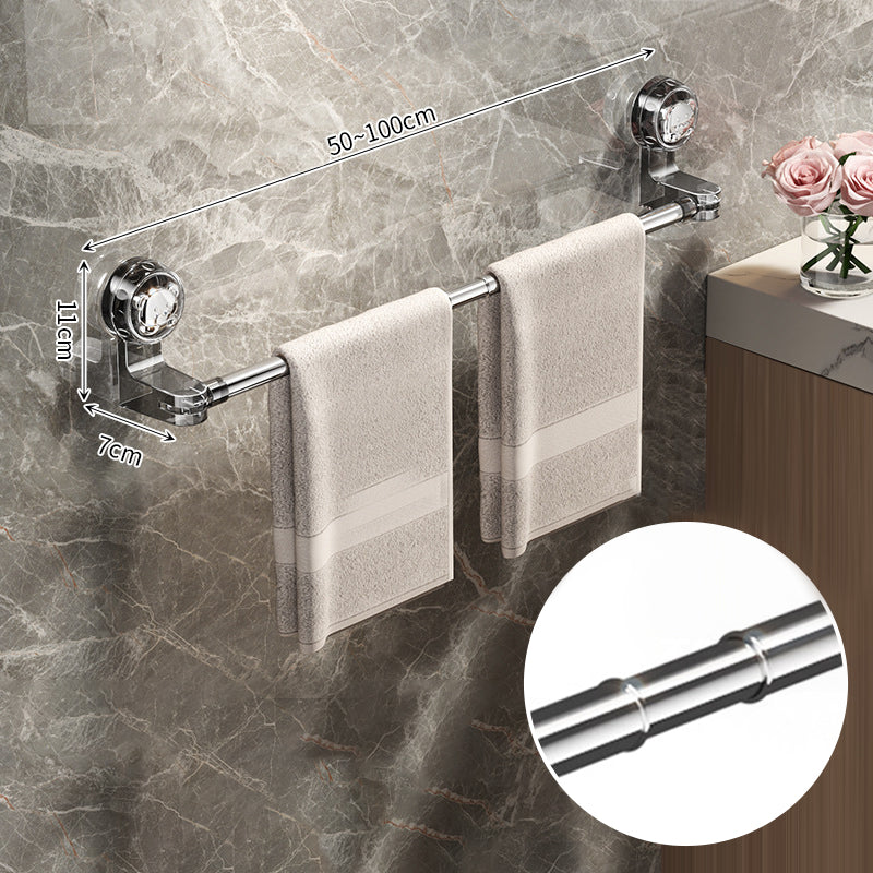 Drill-Free Towel Rack for Organized Bathroom Storage