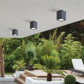 Square LED Waterproof Ceiling Light Downlight for Balcony Entrance Hallway Bedroom - Lamp Outdoor