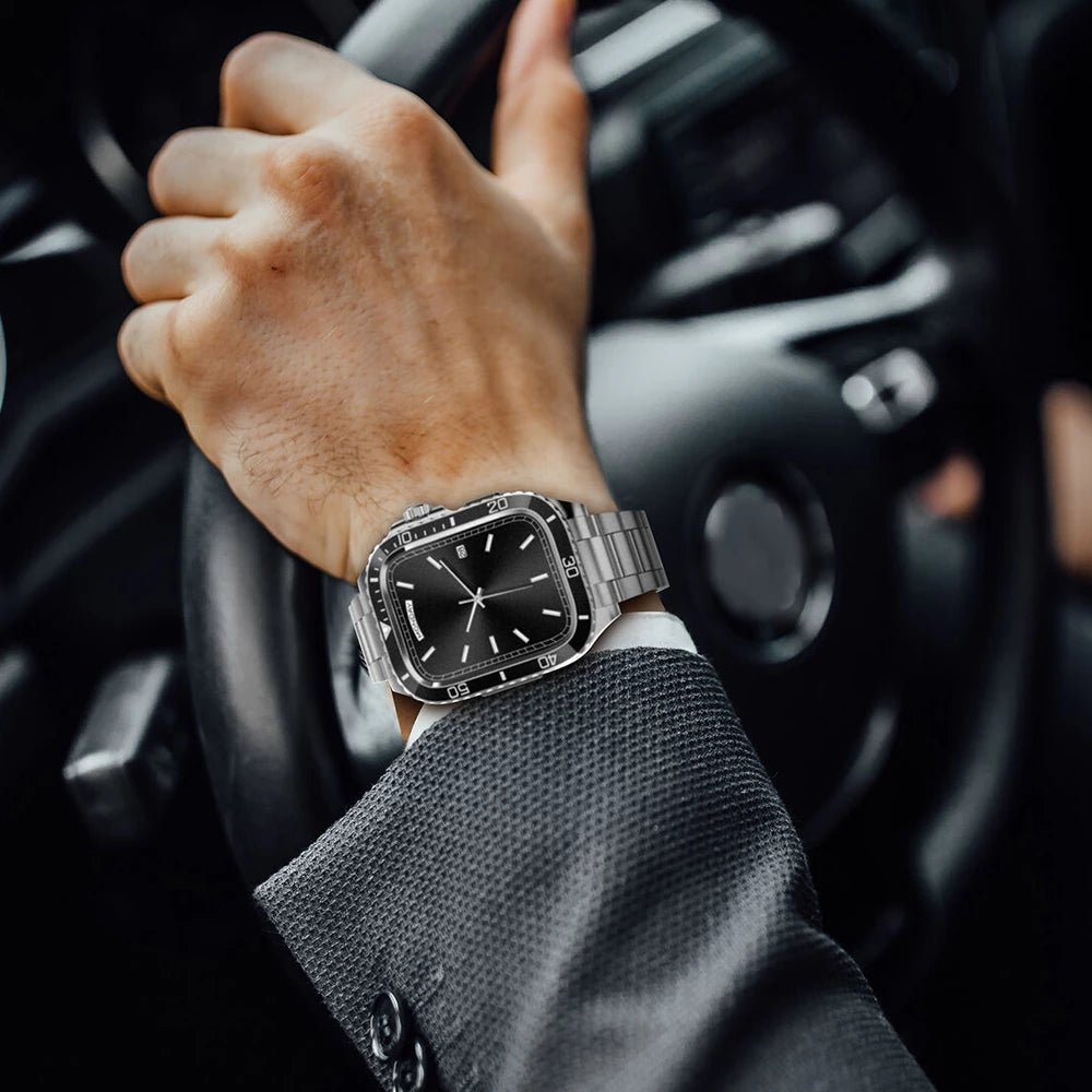 Sarung dan Tali Armor Keluli Tahan Karat untuk Apple Watch